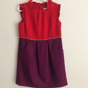 Janie and jack ruffle detail dress 4 holiday Christmas party